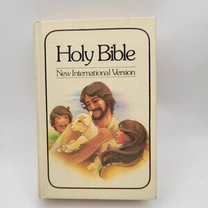 Childrens Holy Bible Vintage NIV Edition 1978 Zondervan Hardcover Christian Book